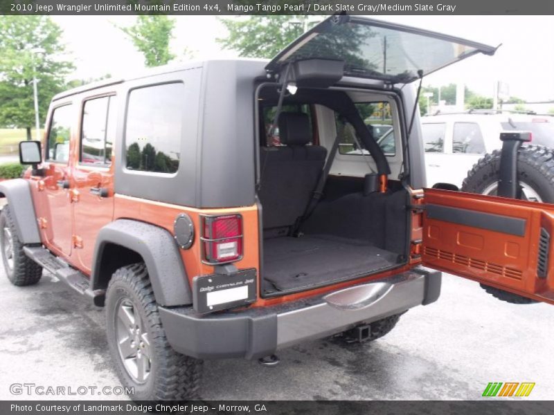 Mango Tango Pearl / Dark Slate Gray/Medium Slate Gray 2010 Jeep Wrangler Unlimited Mountain Edition 4x4