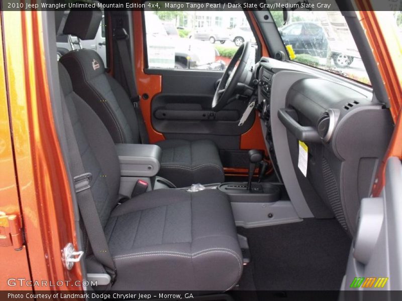 Mango Tango Pearl / Dark Slate Gray/Medium Slate Gray 2010 Jeep Wrangler Unlimited Mountain Edition 4x4