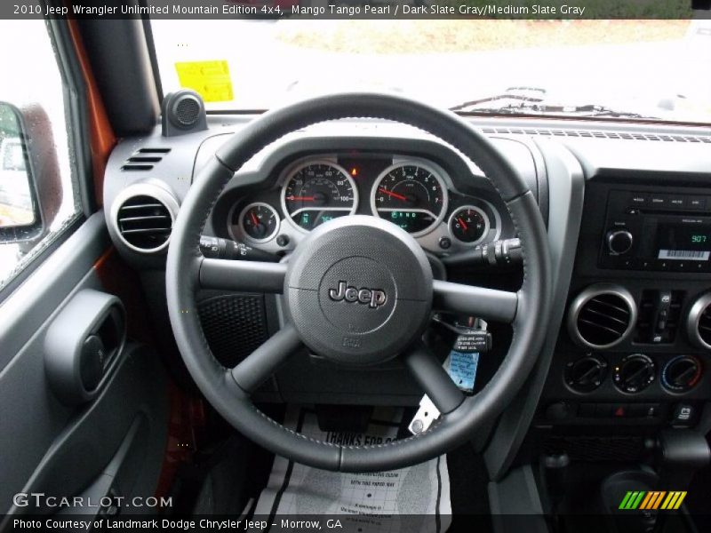 Mango Tango Pearl / Dark Slate Gray/Medium Slate Gray 2010 Jeep Wrangler Unlimited Mountain Edition 4x4