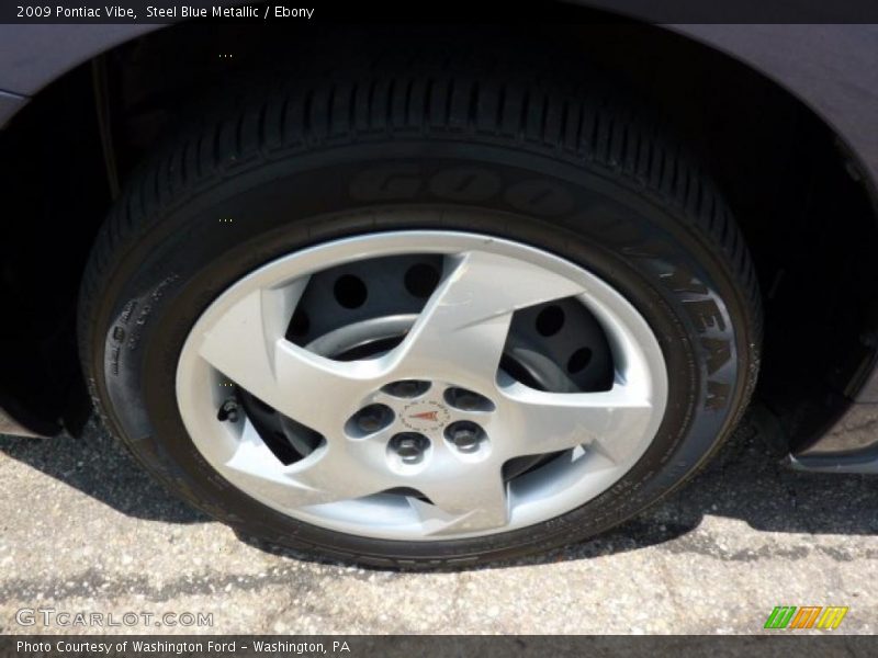 Steel Blue Metallic / Ebony 2009 Pontiac Vibe