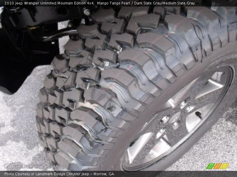 Mango Tango Pearl / Dark Slate Gray/Medium Slate Gray 2010 Jeep Wrangler Unlimited Mountain Edition 4x4