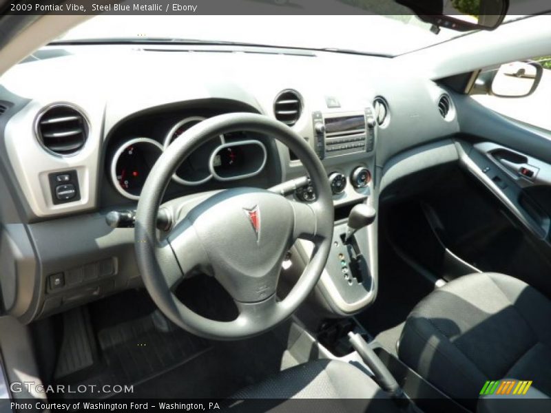 Steel Blue Metallic / Ebony 2009 Pontiac Vibe