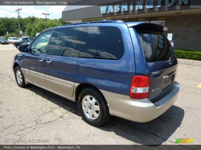 Blue Sapphire / Gray 2003 Kia Sedona EX
