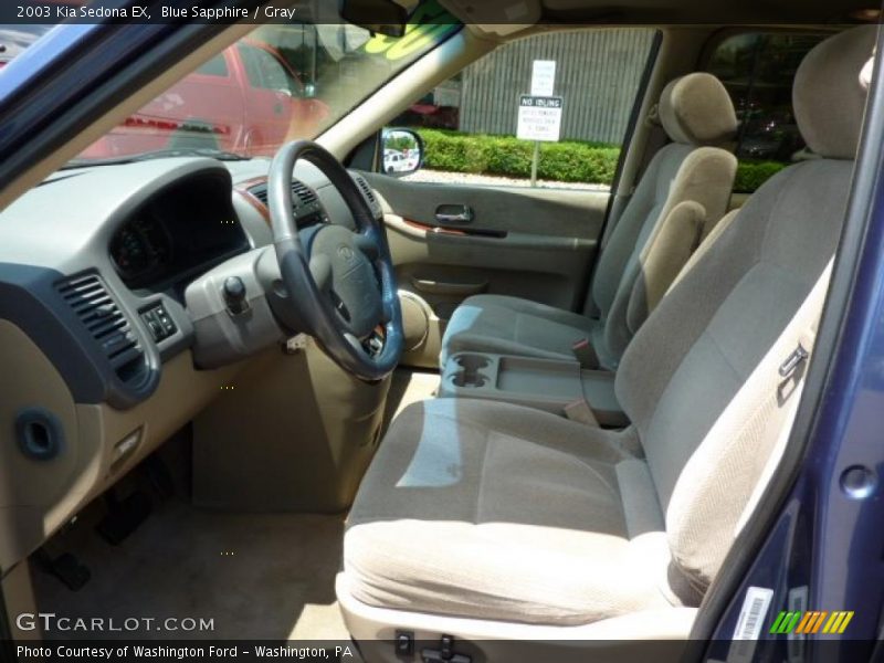 Blue Sapphire / Gray 2003 Kia Sedona EX