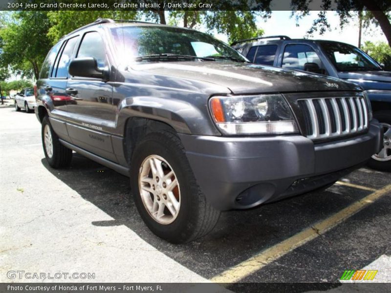 Graphite Metallic / Dark Slate Gray 2004 Jeep Grand Cherokee Laredo
