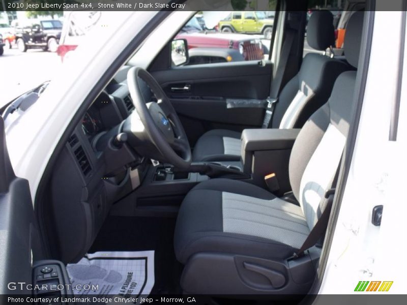 Stone White / Dark Slate Gray 2010 Jeep Liberty Sport 4x4