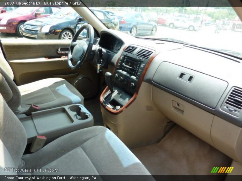 Blue Sapphire / Gray 2003 Kia Sedona EX