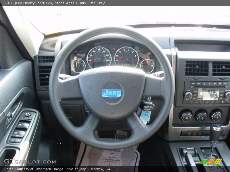 Stone White / Dark Slate Gray 2010 Jeep Liberty Sport 4x4