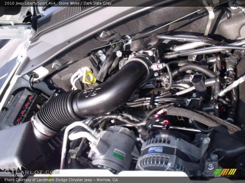 Stone White / Dark Slate Gray 2010 Jeep Liberty Sport 4x4