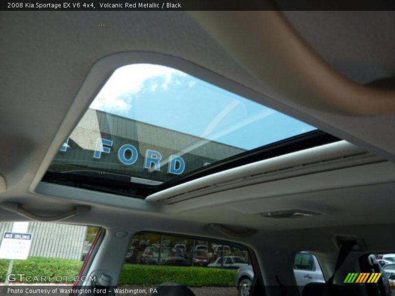 Volcanic Red Metallic / Black 2008 Kia Sportage EX V6 4x4