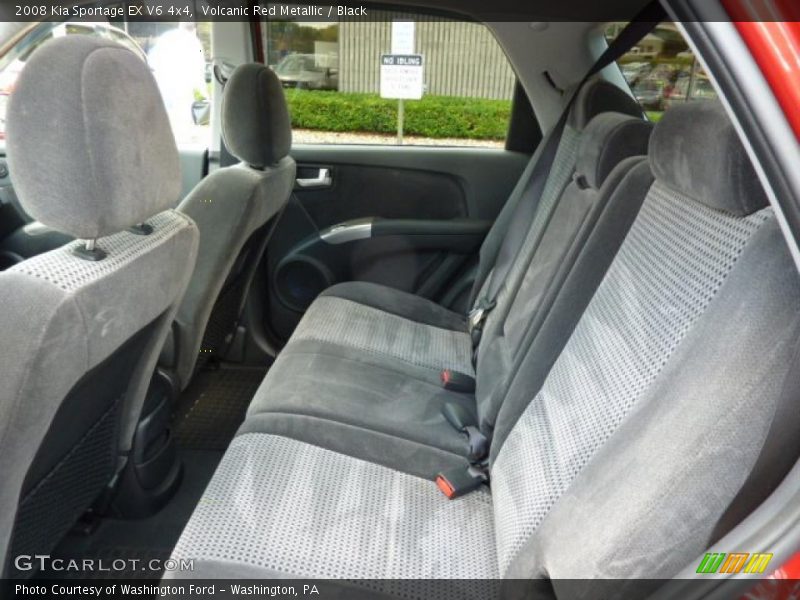 Volcanic Red Metallic / Black 2008 Kia Sportage EX V6 4x4