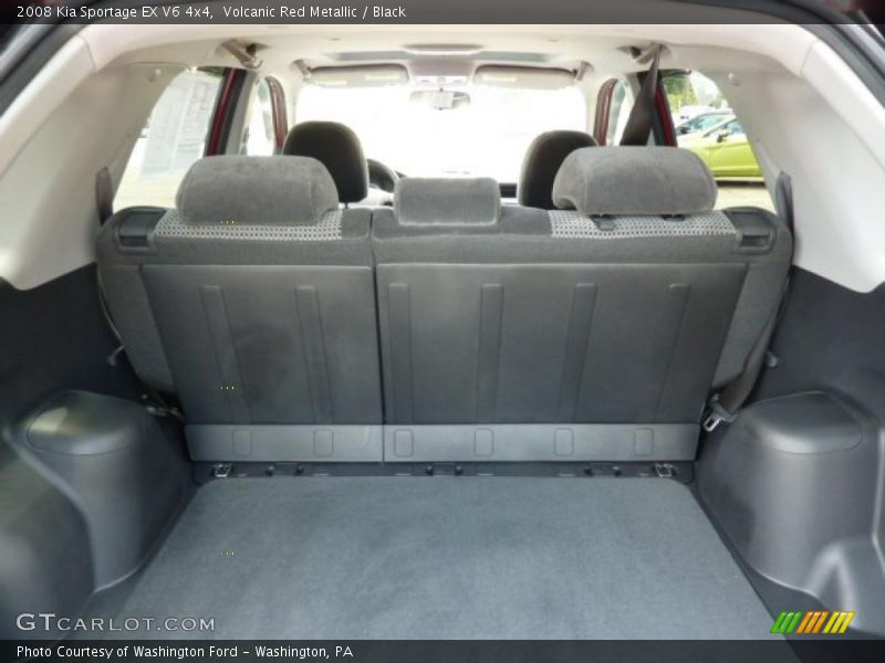 Volcanic Red Metallic / Black 2008 Kia Sportage EX V6 4x4