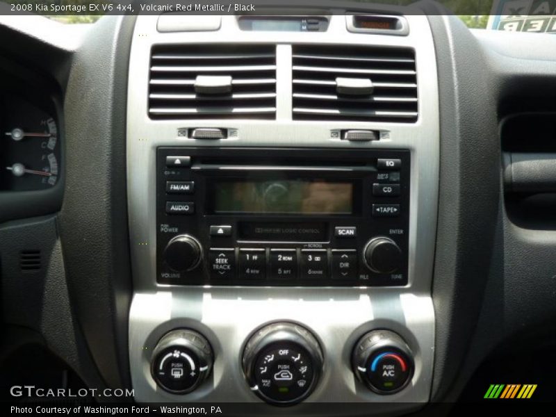 Volcanic Red Metallic / Black 2008 Kia Sportage EX V6 4x4
