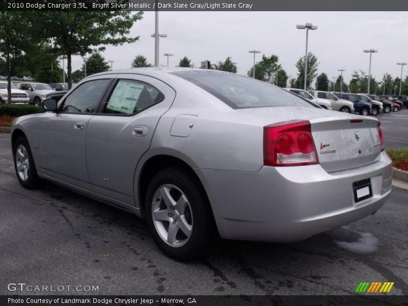 Bright Silver Metallic / Dark Slate Gray/Light Slate Gray 2010 Dodge Charger 3.5L