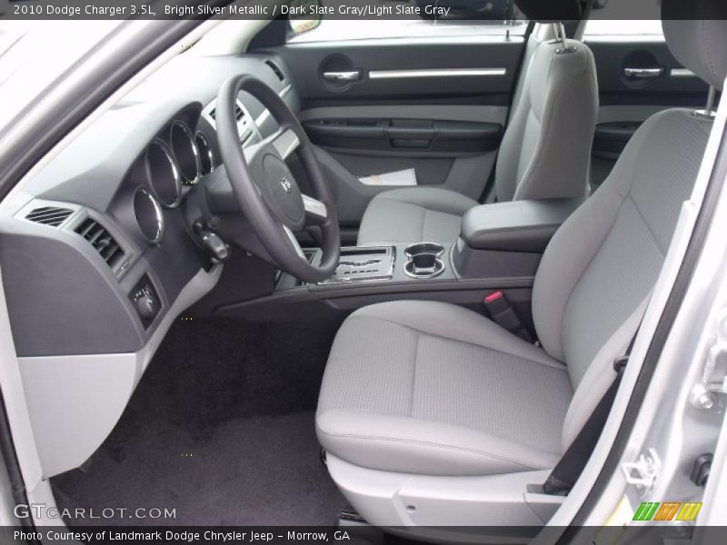 Bright Silver Metallic / Dark Slate Gray/Light Slate Gray 2010 Dodge Charger 3.5L