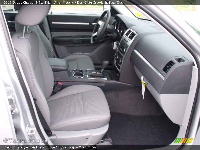 Bright Silver Metallic / Dark Slate Gray/Light Slate Gray 2010 Dodge Charger 3.5L