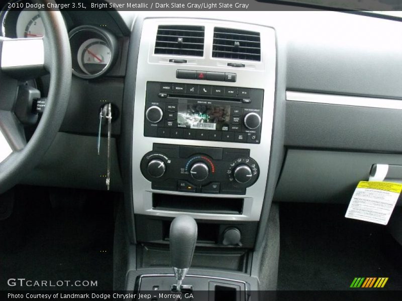 Bright Silver Metallic / Dark Slate Gray/Light Slate Gray 2010 Dodge Charger 3.5L