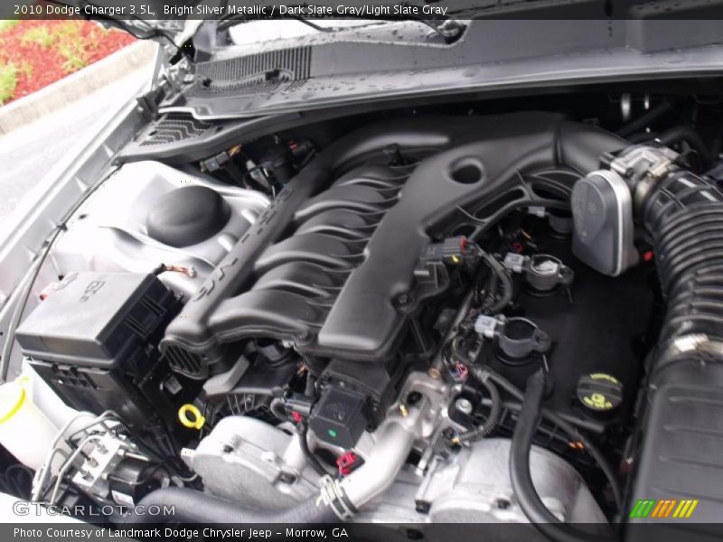 Bright Silver Metallic / Dark Slate Gray/Light Slate Gray 2010 Dodge Charger 3.5L