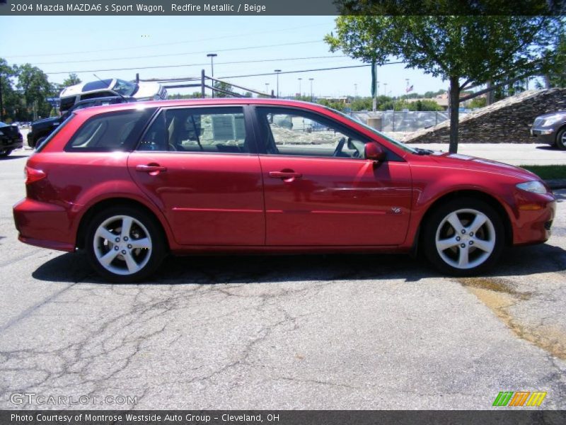 Redfire Metallic / Beige 2004 Mazda MAZDA6 s Sport Wagon