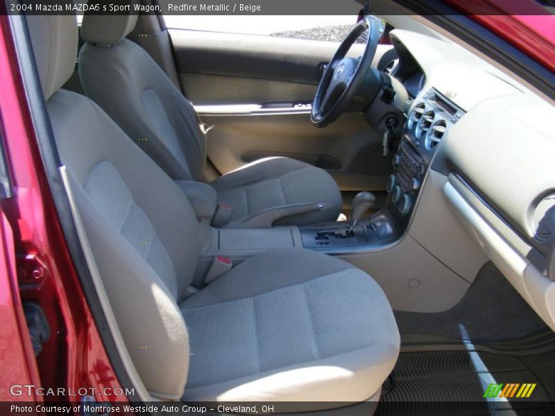 Redfire Metallic / Beige 2004 Mazda MAZDA6 s Sport Wagon
