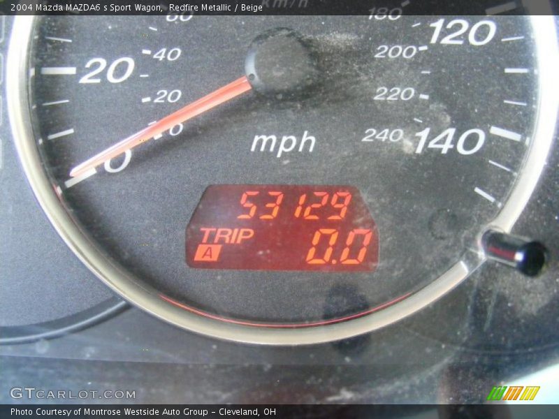 Redfire Metallic / Beige 2004 Mazda MAZDA6 s Sport Wagon
