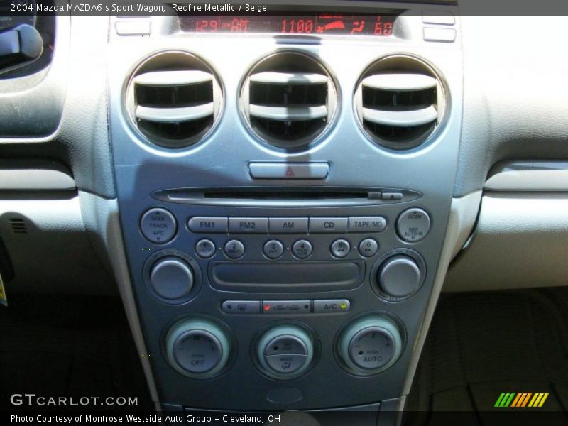 Redfire Metallic / Beige 2004 Mazda MAZDA6 s Sport Wagon