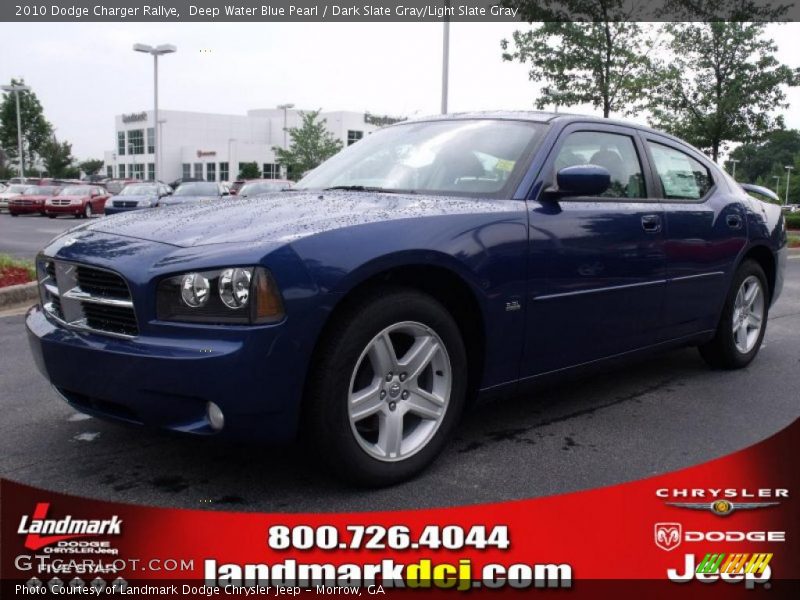 Deep Water Blue Pearl / Dark Slate Gray/Light Slate Gray 2010 Dodge Charger Rallye