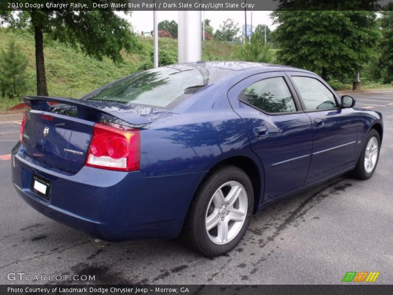 Deep Water Blue Pearl / Dark Slate Gray/Light Slate Gray 2010 Dodge Charger Rallye
