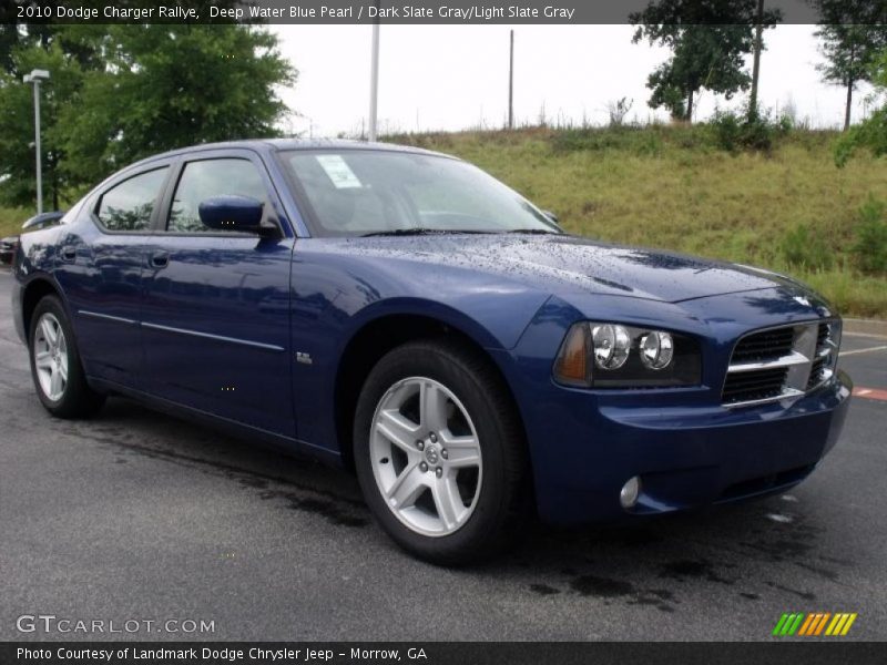 Deep Water Blue Pearl / Dark Slate Gray/Light Slate Gray 2010 Dodge Charger Rallye