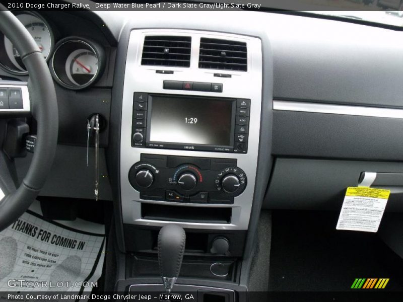 Deep Water Blue Pearl / Dark Slate Gray/Light Slate Gray 2010 Dodge Charger Rallye