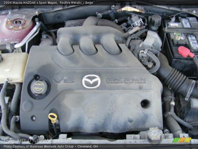 Redfire Metallic / Beige 2004 Mazda MAZDA6 s Sport Wagon