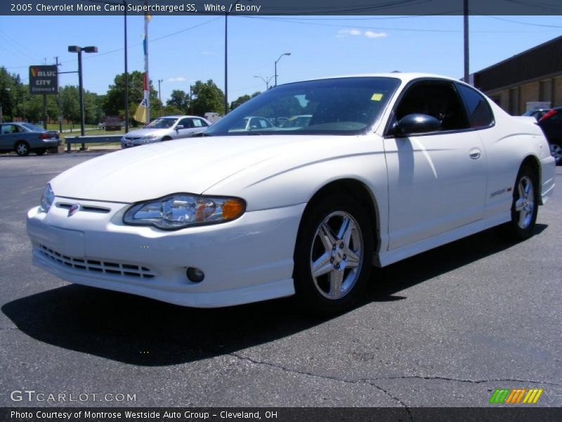 White / Ebony 2005 Chevrolet Monte Carlo Supercharged SS