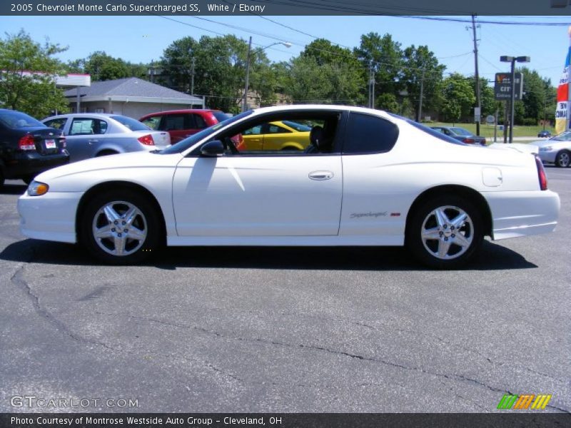 White / Ebony 2005 Chevrolet Monte Carlo Supercharged SS