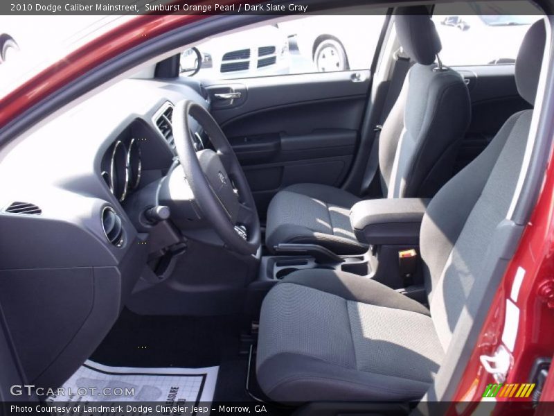 Sunburst Orange Pearl / Dark Slate Gray 2010 Dodge Caliber Mainstreet