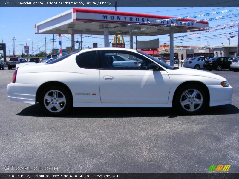 White / Ebony 2005 Chevrolet Monte Carlo Supercharged SS