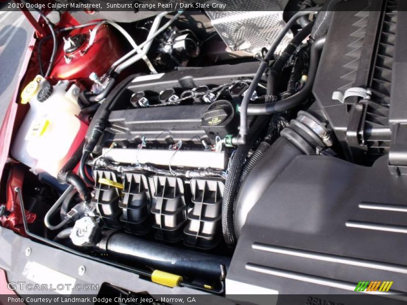 Sunburst Orange Pearl / Dark Slate Gray 2010 Dodge Caliber Mainstreet