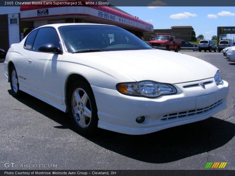 White / Ebony 2005 Chevrolet Monte Carlo Supercharged SS