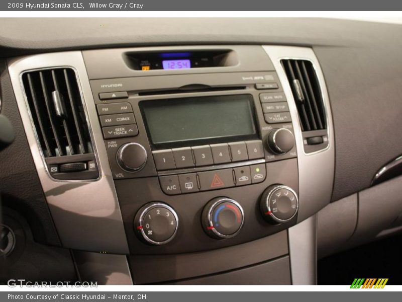 Willow Gray / Gray 2009 Hyundai Sonata GLS