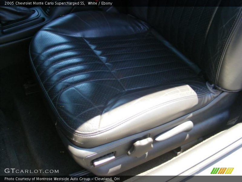 White / Ebony 2005 Chevrolet Monte Carlo Supercharged SS