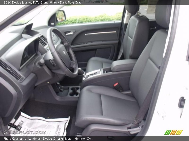 Stone White / Dark Slate Gray 2010 Dodge Journey R/T