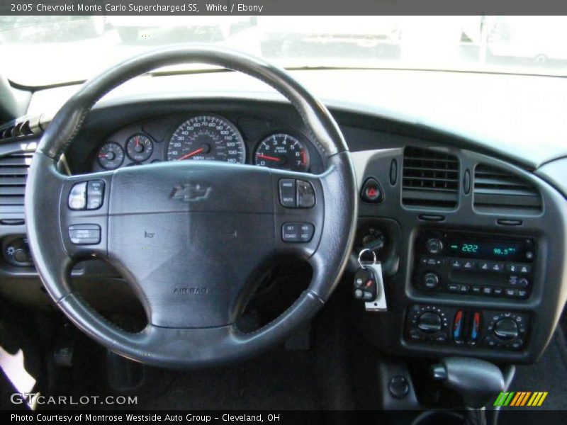 White / Ebony 2005 Chevrolet Monte Carlo Supercharged SS