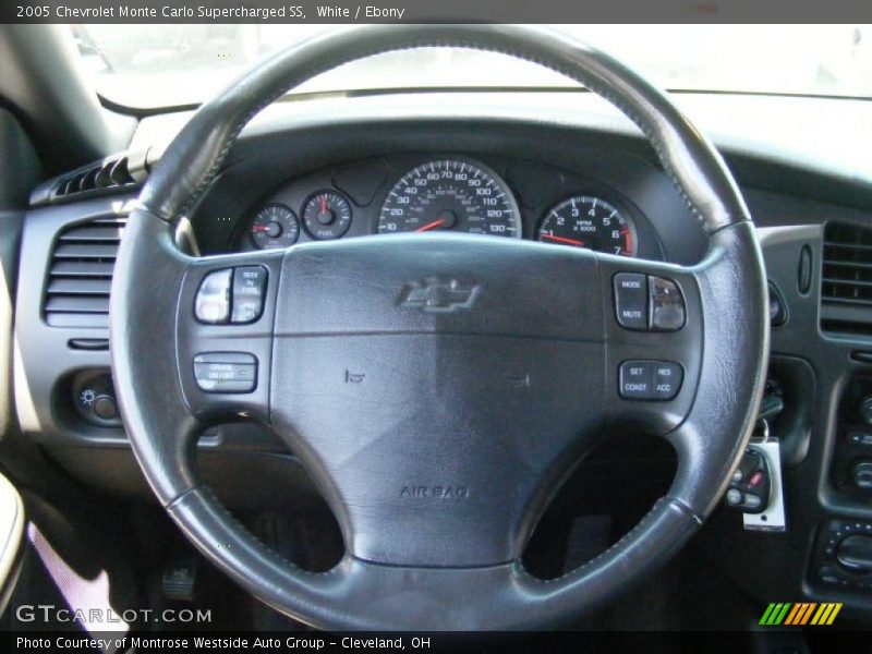 White / Ebony 2005 Chevrolet Monte Carlo Supercharged SS