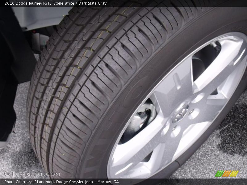 Stone White / Dark Slate Gray 2010 Dodge Journey R/T