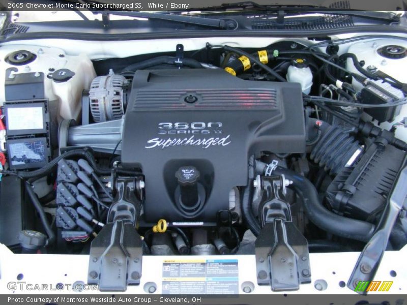 White / Ebony 2005 Chevrolet Monte Carlo Supercharged SS