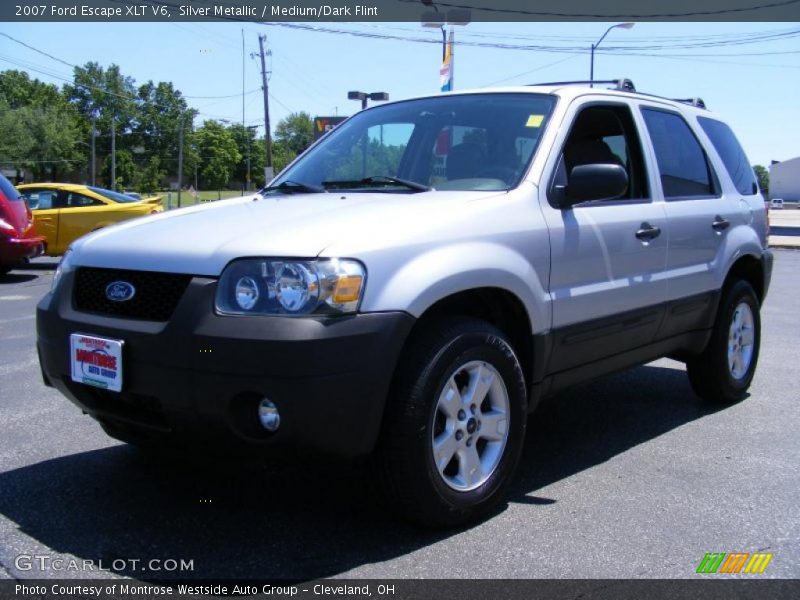Silver Metallic / Medium/Dark Flint 2007 Ford Escape XLT V6