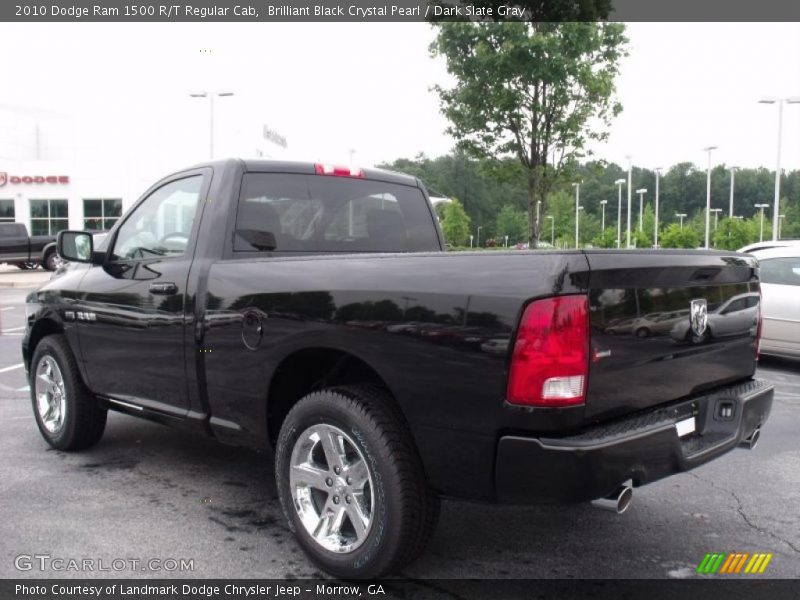 Brilliant Black Crystal Pearl / Dark Slate Gray 2010 Dodge Ram 1500 R/T Regular Cab