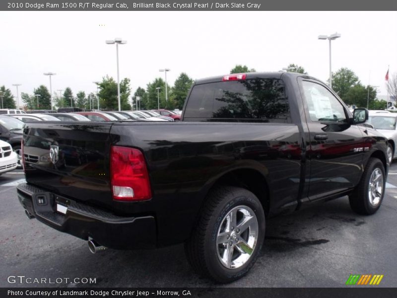 Brilliant Black Crystal Pearl / Dark Slate Gray 2010 Dodge Ram 1500 R/T Regular Cab