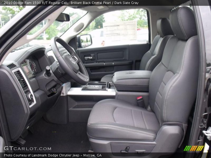 Brilliant Black Crystal Pearl / Dark Slate Gray 2010 Dodge Ram 1500 R/T Regular Cab