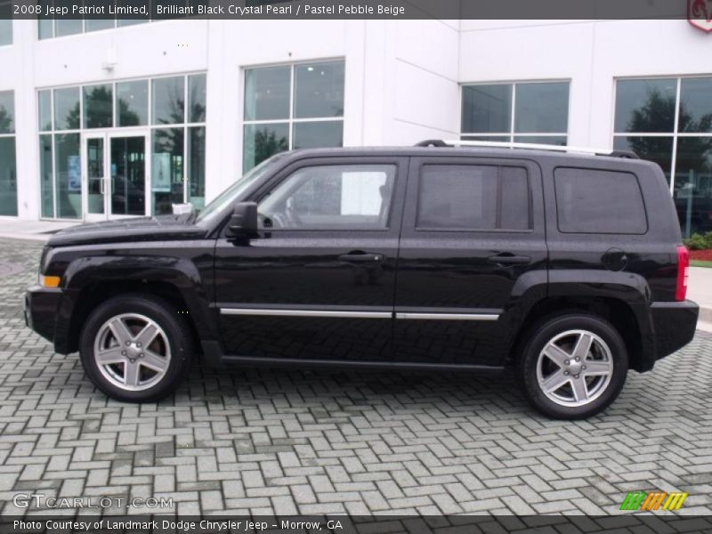 Brilliant Black Crystal Pearl / Pastel Pebble Beige 2008 Jeep Patriot Limited
