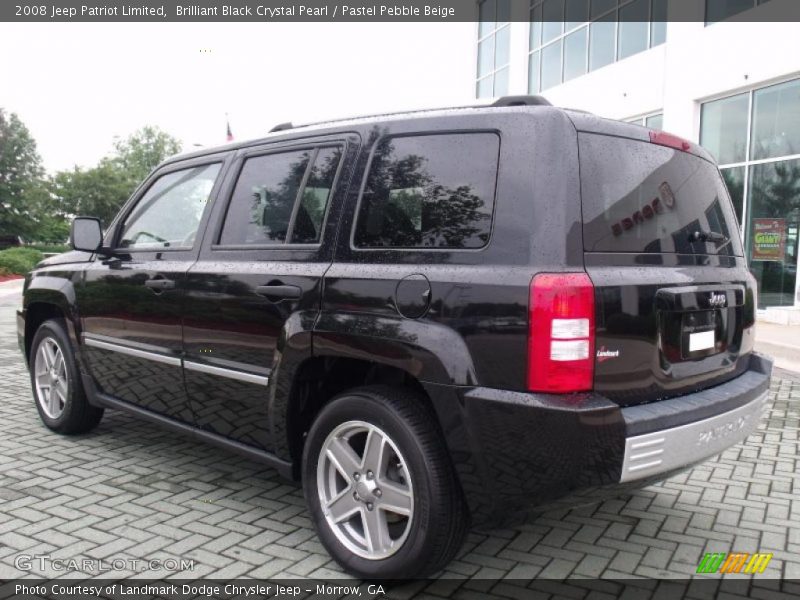 Brilliant Black Crystal Pearl / Pastel Pebble Beige 2008 Jeep Patriot Limited